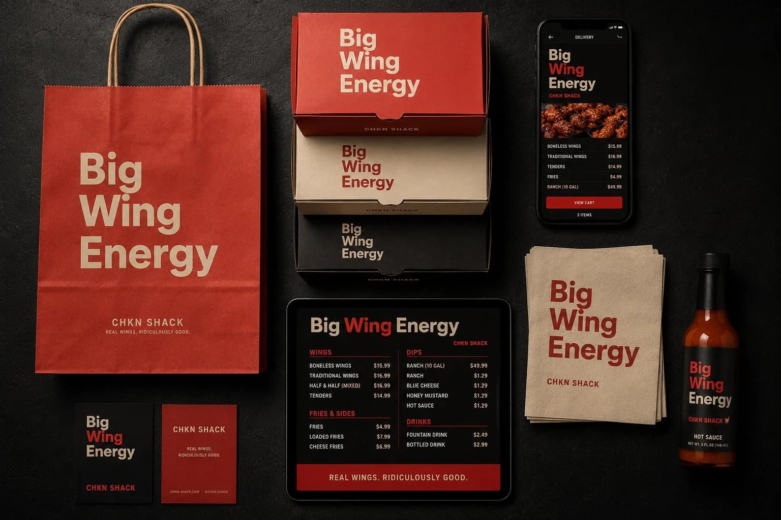 CHKN Shack brand system